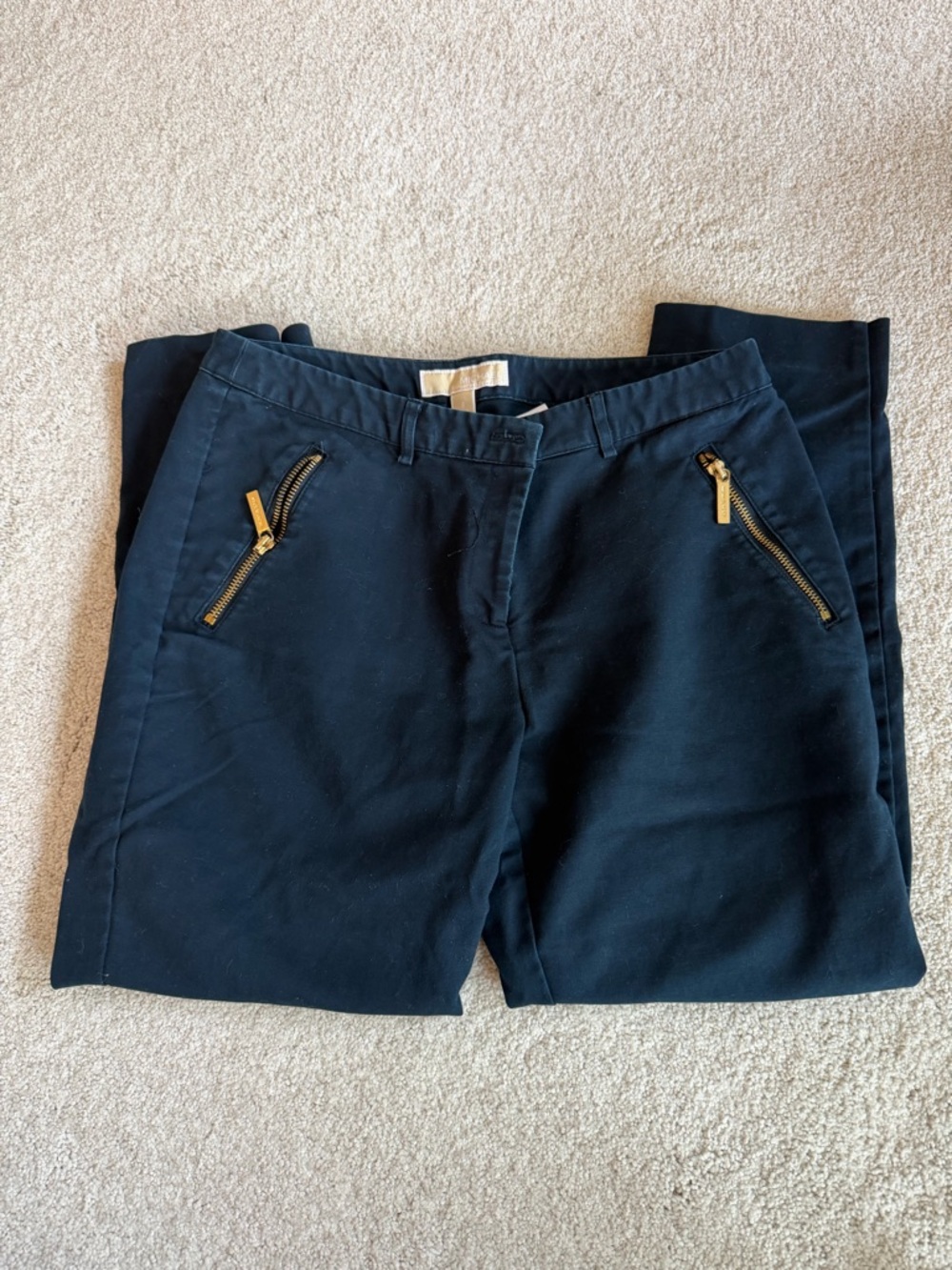MICHAEL Michael Kors Navy Straight Pants
